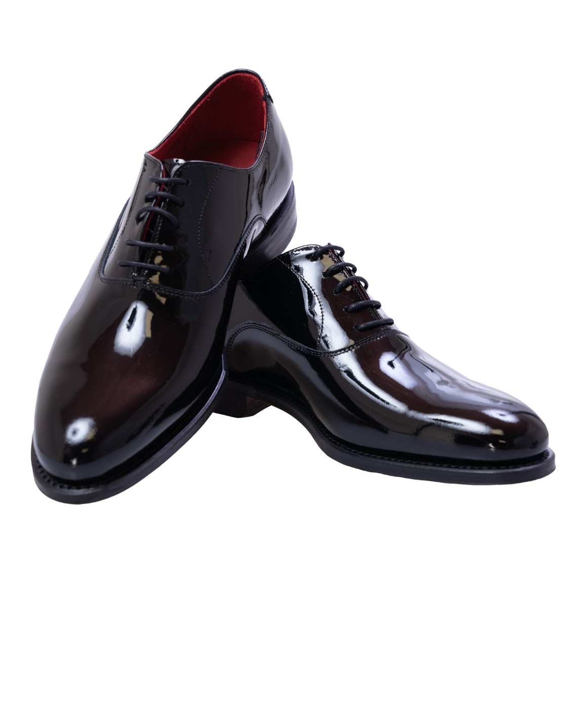 shop BERWICK  Scarpe: Berwick 1707 scarpa di tipo Oxford in pelle verniciata nera.
Fodera in vacuum rosso.
Costruzione: goodyear welt.
Modello elegante, classico da cerimonia.
Composizione: 100% pelle di vitello.
Made in Spain.. 3053-K1 HO156-N number 6341798